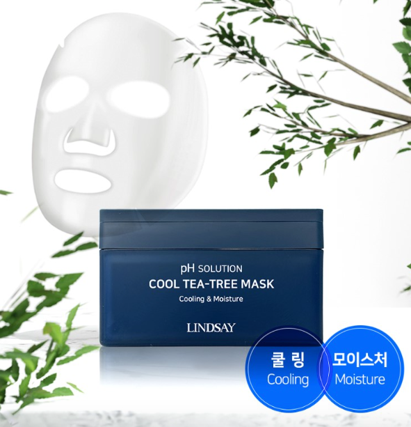 LINDSAY | pH Solution Cool Tea-Tree Mask