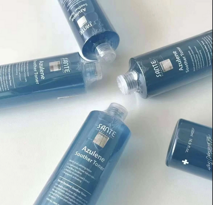 SANTE | Soother Series 4 Set - Cleansing Soother, Soother Toner, Soother Gel, Soother Lotion