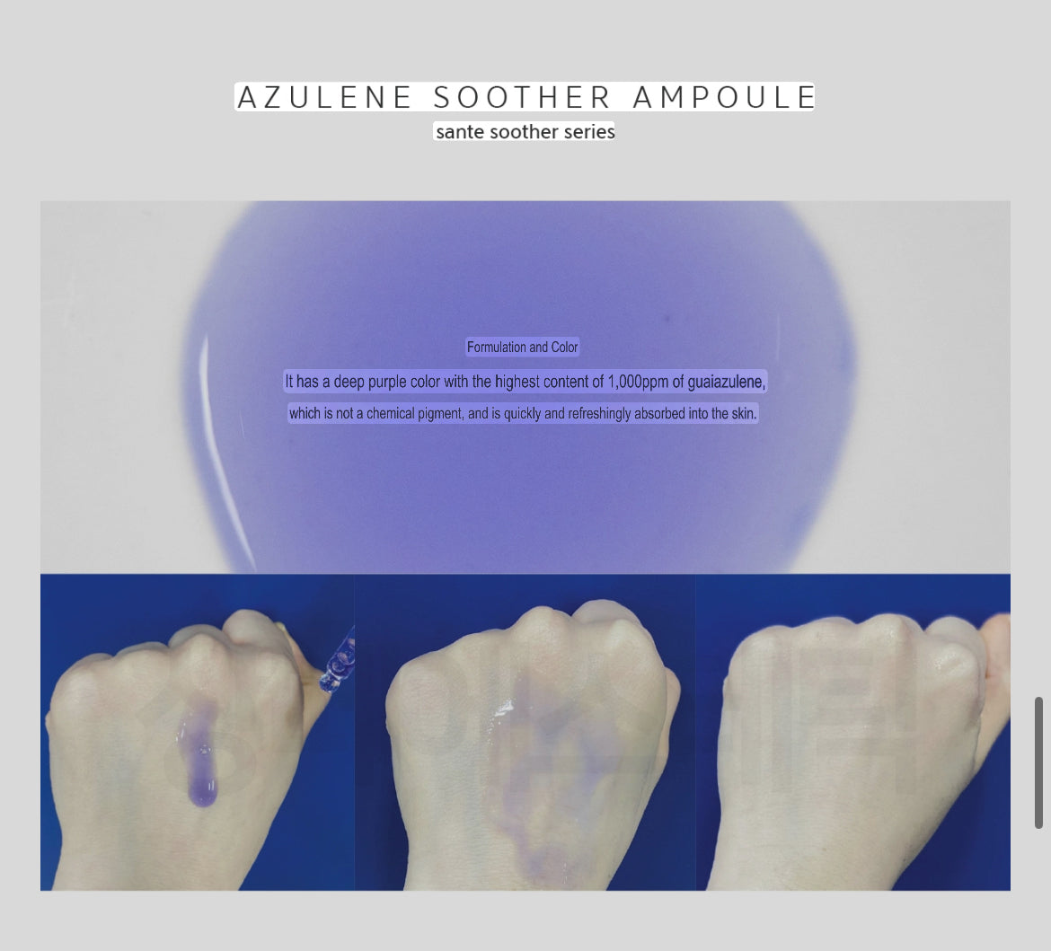 DR.SANTE Azulene Soother Ampoule 50ml | High-Dose Calming Ampoule