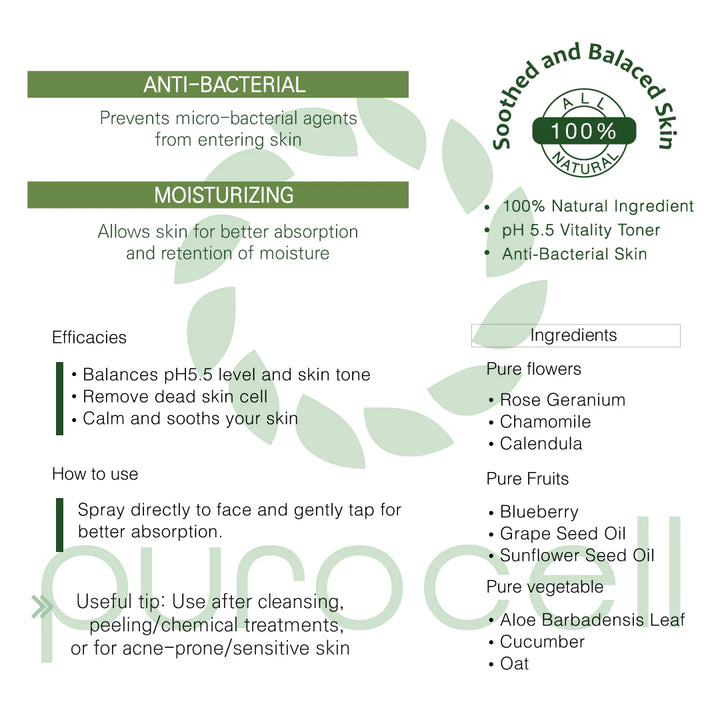 PUROCELL | Botanical Toning Mist