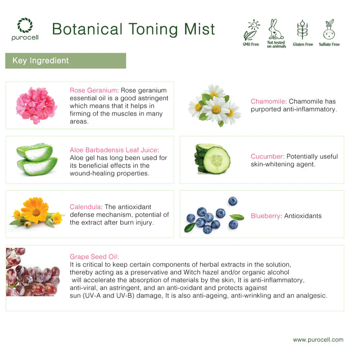 PUROCELL | Botanical Toning Mist