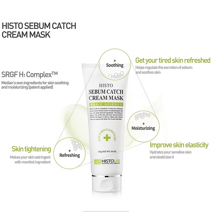 Histo Sebum Catch Cream Mask 250g
