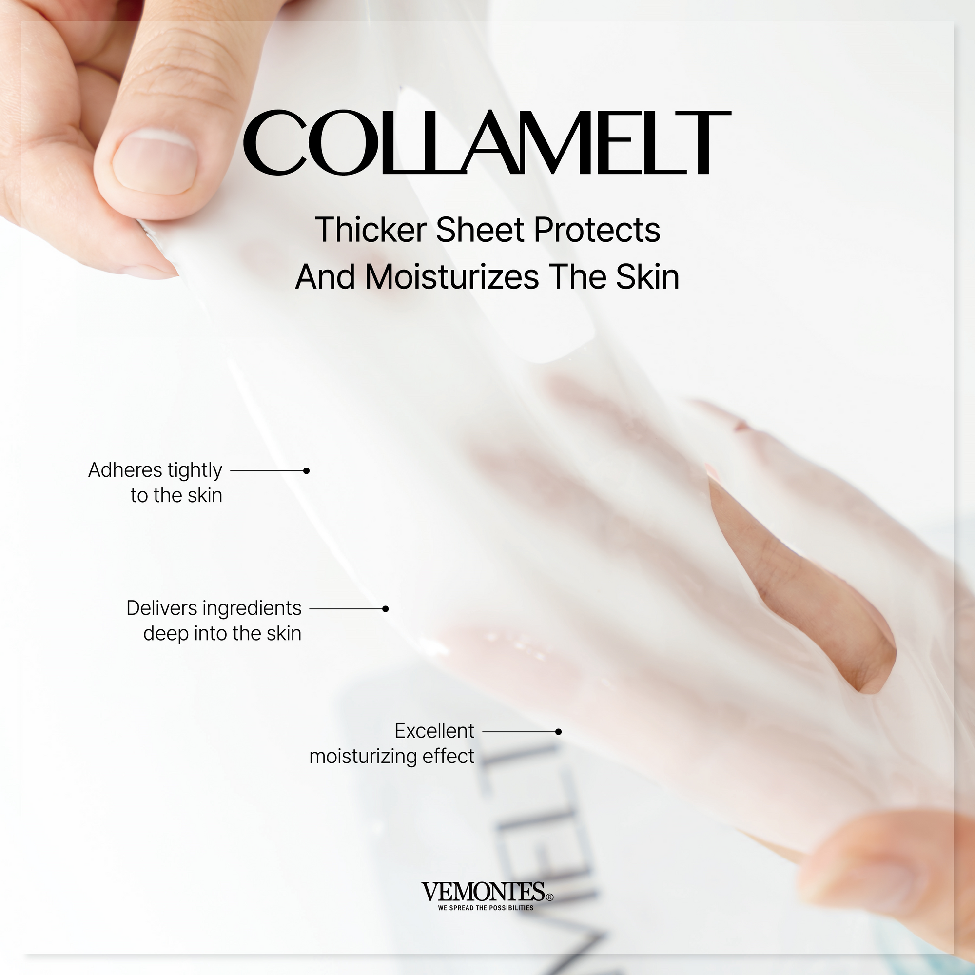 VEMONTES | Collamelt Collagen Mask Pack (5 mask or 10 mask)