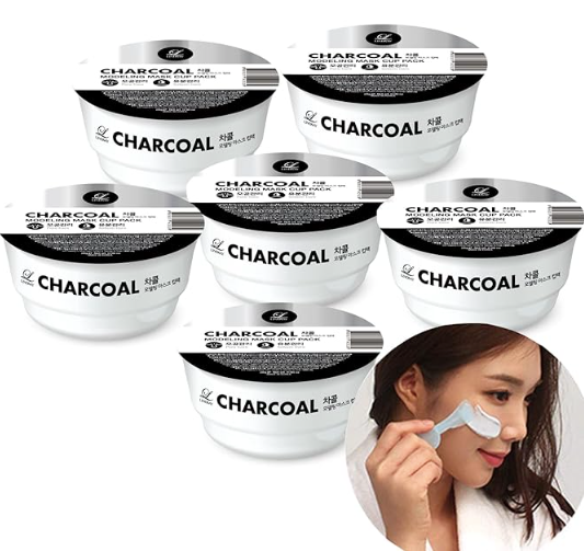 LINDSAY Charcoal Modeling Mask Cup Pack 28g | K-Beauty Detox Pore LINDSAY Charcoal Modeling Mask Cup Pack 28g | K-Beauty Detox Pore