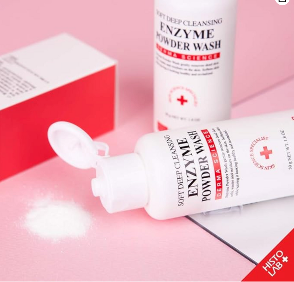 洗顔料 HAAB DEEP CLEANSER PLACENTA POWDER 80g HISTOLAB | Soft Deep Cleansing Enzyme Powder Wash – K Beauty Lab