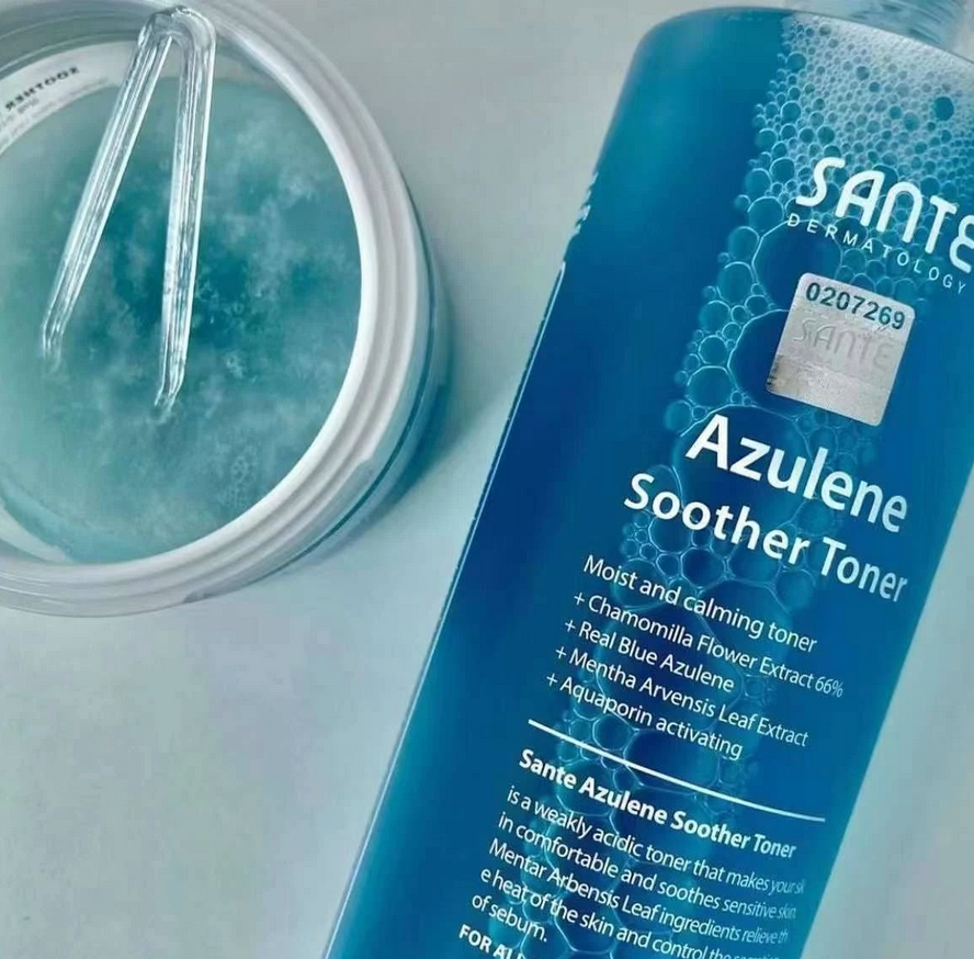 SANTE | Soother Series 4 Set - Cleansing Soother, Soother Toner, Soother Gel, Soother Lotion