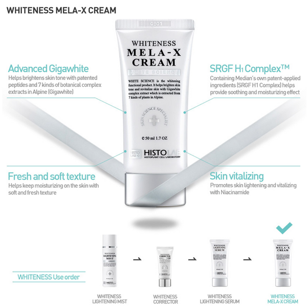 HISTOLAB  | White Science 5 Set - Mist, Serum, Cream, Corrector, Vita C Complex Ampoule 47