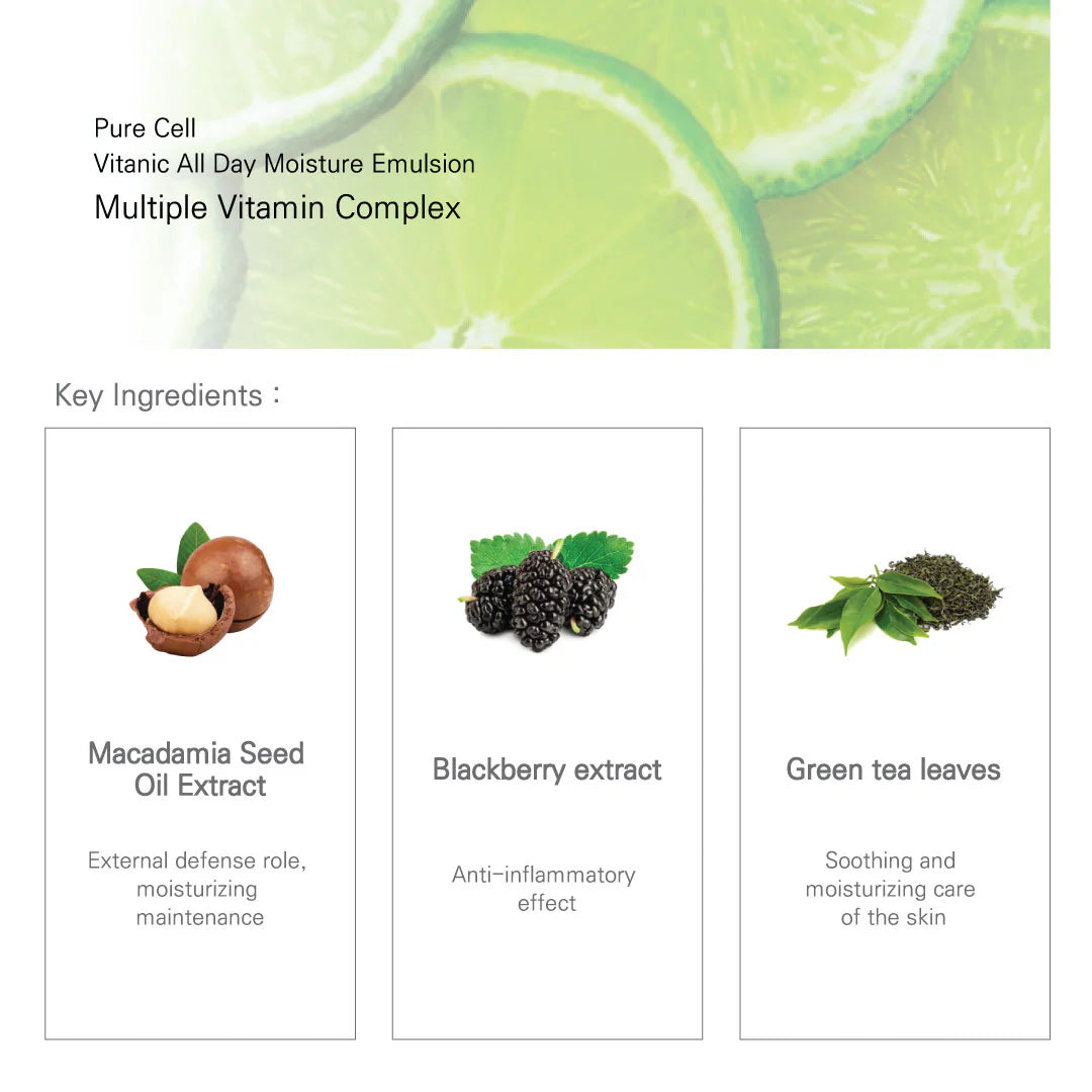 PURORGANIC | Pure Cell Vitanic All Day Moisture Emulsion